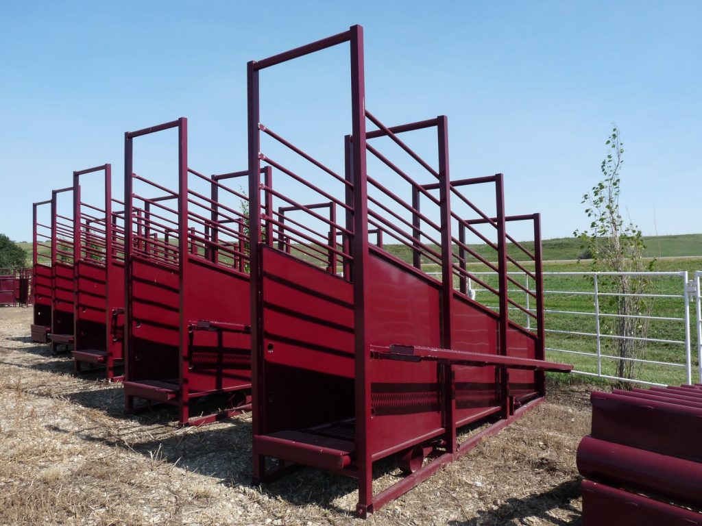 Heavy Duty Loading Chutes Efficient Livestock Handling Systems